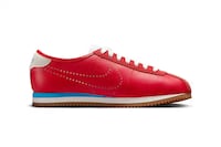 Retro Perforated Leather Sneakers Image 1