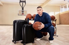 Basketball Athlete-Backed Luggage Campaigns