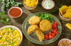 Globally Inspired Plant-Based Patties