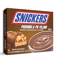 Chocolate Bar Pudding Snacks