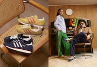 Slender Retro Sneakers Image 1