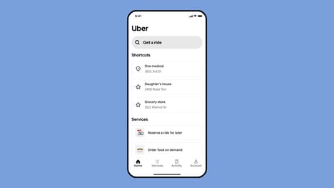 Senior Ridesharing Service Accounts