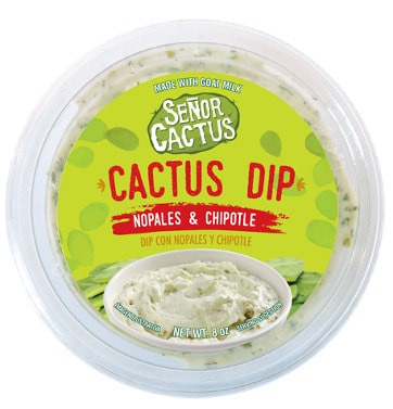 Cactus-Infused Goat Cheese Dips