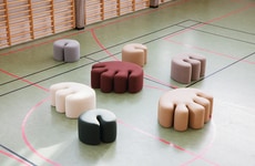 Gathering-Encouraged Playful Poufs