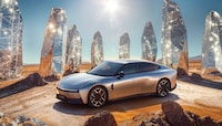 Performance-Backed Electric Sedans Image 2