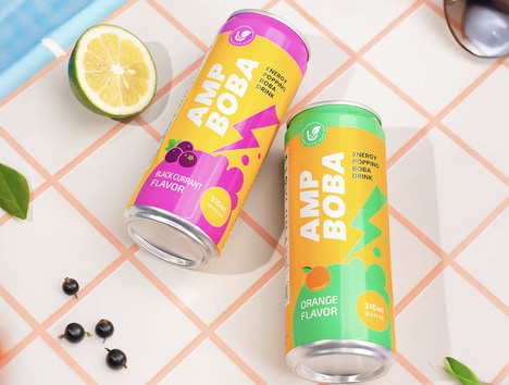Energizing Boba Drinks
