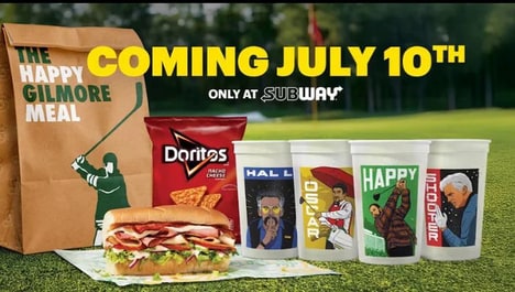 Cinematic Golfer Sandwich Meals