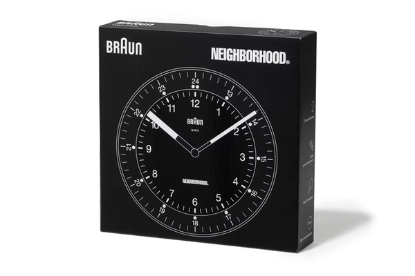 80s Era Clock Collections : Braun x NEIGHBORHOOD clock