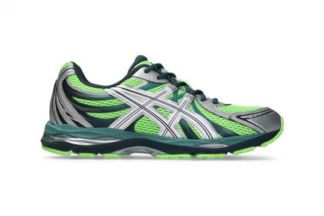 Neon-Tinged Technical Sneakers