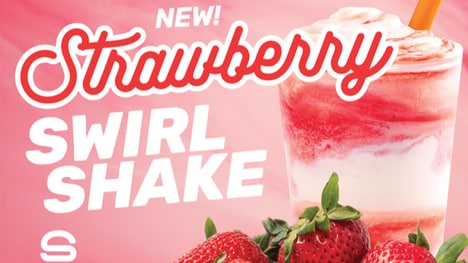 Strawberry Summertime QSR Shakes