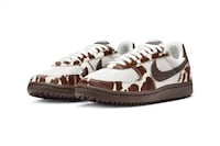Cow-Print Lifestyle Sneakers Image 1