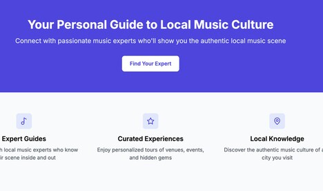 Music Experience Concierges