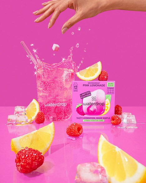 Lemonade-Flavored Hydration Cubes