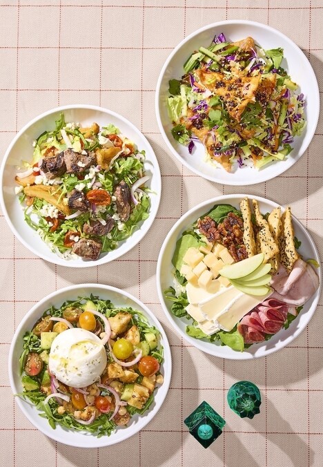 Elevated Salad Bowls