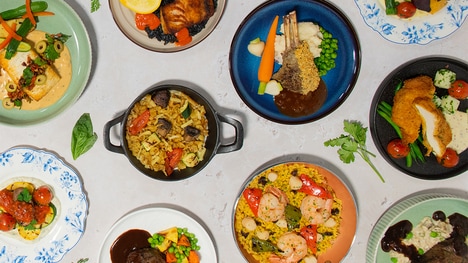 European-Inspired In-Flight Menus