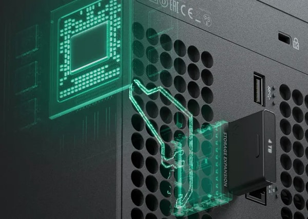 Large-Capacity Console Storage Cards