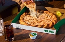 Delicate Pastry-Inspired Pizzas