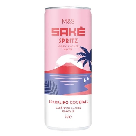 Lychee-Flavored Sake Spritzes