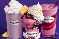 Blueberry-Themed Ice Cream Ranges