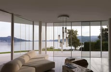 Bamboo-Inspired Glass Lighting
