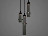 Bamboo-Inspired Glass Lighting Image 3