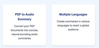 Multilingual Audio Summaries Image 1