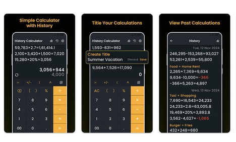 Calculation Tracking Tools