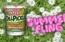Pickle-Flavored Noodle Cups