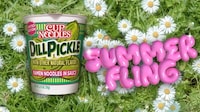Pickle-Flavored Noodle Cups