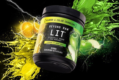 Color-Changing Pre-Workout Supplements