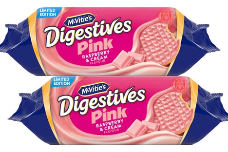 Limited-Edition Pink-Hued Biscuits