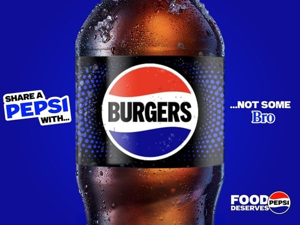Cheeky Food-Focused Soda Campaigns