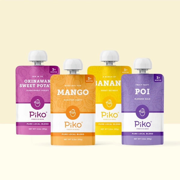 Hawaii-Grown Baby Food Pouches