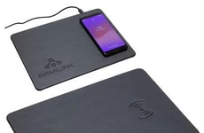 Wireless Charger-Equipped Mousepads