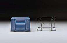 Heat-Shrunk Textile Lounge Chairs