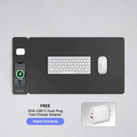 Wireless Peripheral-Charging Mousepads
