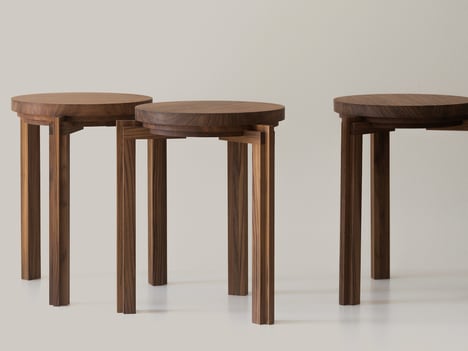East-Meets-West-Inspired Layered Stools