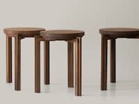 East-Meets-West-Inspired Layered Stools