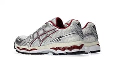 Metallic Red-Tinged Sneakers