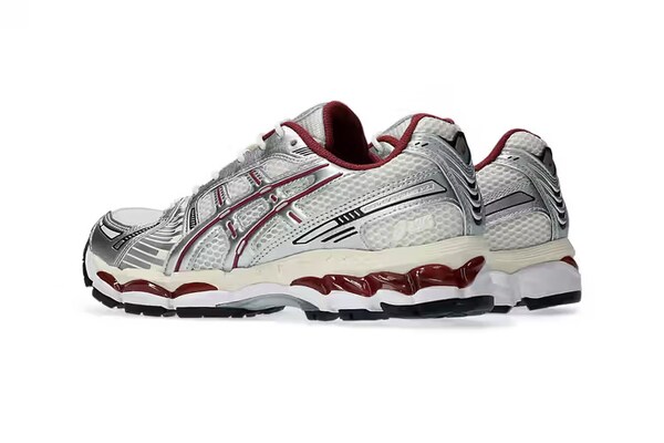 Metallic Red-Tinged Sneakers