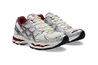 Metallic Red-Tinged Sneakers Image 3