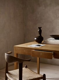 Solid Wooden Tapered Desks Image 1