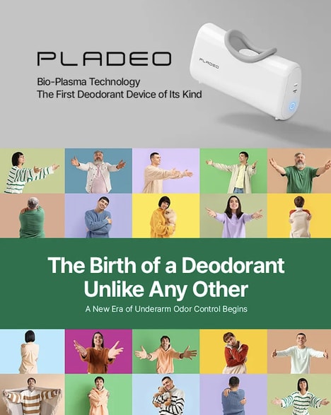 Bio-Plasma Deodorant Devices