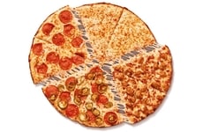 Four-in-One Promotional Pizzas