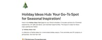 Holiday Planning Toolkits Image 1