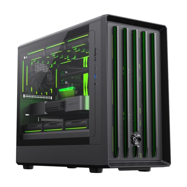 Angular High-Contrast PC Cases