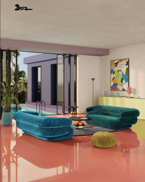 Vibrant Upholstered Furniture