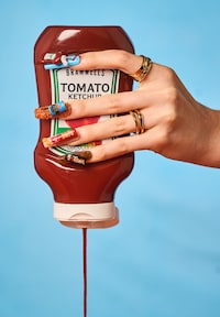 Supermarket-Inspired Nail Art Designs Image 2