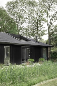 Black-Timber Overhanging Roof Buildings Image 3