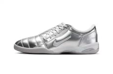 Futuristic Metallic Football Shoes